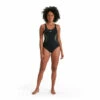 Speedo Black Placement Muscleback Swimsuit