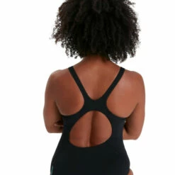 Speedo Black Placement Muscleback Swimsuit -Speedo shop unnamed file 105