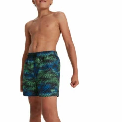 Speedo Black Printed 13 Inch Water Shorts
