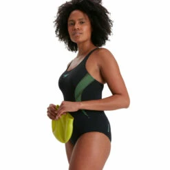 Speedo Black Placement Muscleback Swimsuit -Speedo shop unnamed file 107