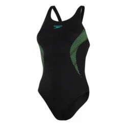 Speedo Black Placement Muscleback Swimsuit -Speedo shop unnamed file 108