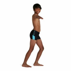 Speedo Black Boom Logo Swim Shorts -Speedo shop unnamed file 1092