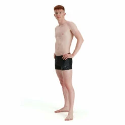 Speedo Black Medley Logo Aquashort Swim Shorts -Speedo shop unnamed file 1112