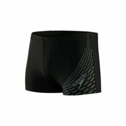 Speedo Black Medley Logo Aquashort Swim Shorts -Speedo shop unnamed file 1116