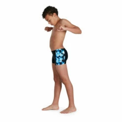 Speedo Allover Panel Black Aquashorts -Speedo shop unnamed file 1128