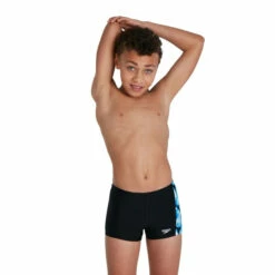 Speedo Allover Panel Black Aquashorts -Speedo shop unnamed file 1129