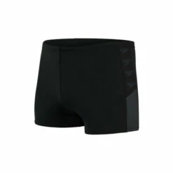 Speedo Black Boom Logo Splice Aqua Shorts -Speedo shop unnamed file 1144