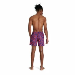 Speedo Blue Printed Leisure 16" Swim Shorts -Speedo shop unnamed file 1162