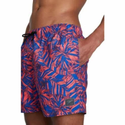 Speedo Blue Printed Leisure 16" Swim Shorts -Speedo shop unnamed file 1164
