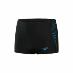 Speedo Plastisol Placement Black Swim Shorts -Speedo shop unnamed file 1176