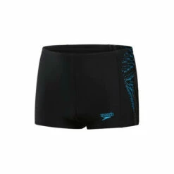 Speedo Plastisol Placement Black Swim Shorts -Speedo shop unnamed file 1179