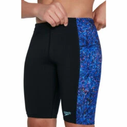 Speedo Digi Allover Panel Jammer Black Swim Shorts -Speedo shop unnamed file 1186