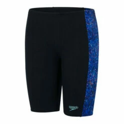 Speedo Digi Allover Panel Jammer Black Swim Shorts -Speedo shop unnamed file 1190