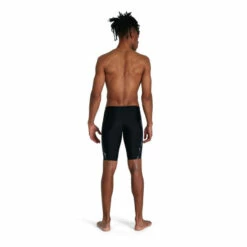 Speedo Allover V-Cut Jammer Black Swim Shorts -Speedo shop unnamed file 1256