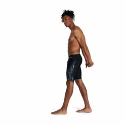 Speedo Allover V-Cut Jammer Black Swim Shorts -Speedo shop unnamed file 1257