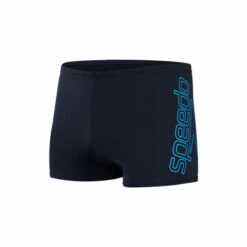 Speedo Blue Boom Logo Placement Swim Shorts -Speedo shop unnamed file 1269