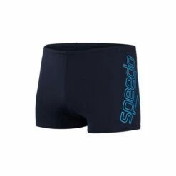 Speedo Blue Boom Logo Placement Swim Shorts -Speedo shop unnamed file 1272