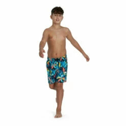 Speedo Blue Printed Swim Shorts