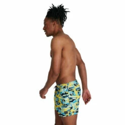 Speedo Yellow Printed Leisure 14" Swim Shorts 2 Speedo Yellow Printed Leisure 14" Swim Shorts -Speedo shop unnamed file 1286