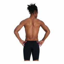 Speedo Allover Digital V-Cut Jammer Black Swim Shorts -Speedo shop unnamed file 1318