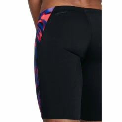 Speedo Allover Digital V-Cut Jammer Black Swim Shorts -Speedo shop unnamed file 1320