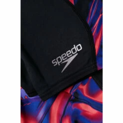 Speedo Allover Digital V-Cut Jammer Black Swim Shorts -Speedo shop unnamed file 1322