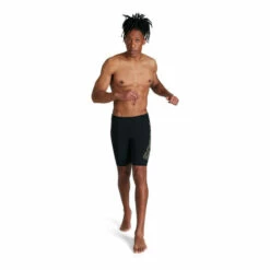 Speedo Black Hyper Boom Placement Jammer Shorts