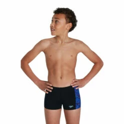 Speedo Digi Allover Panel Black Swim Shorts -Speedo shop unnamed file 1359