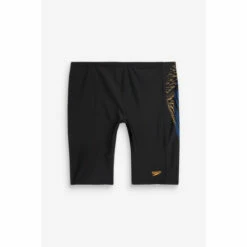 Speedo Plastisol Placement Jammer Black Shorts