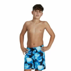 Speedo shop 54 Speedo Printed Black Swim Shorts