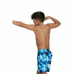 Speedo Printed Black Swim Shorts -Speedo shop unnamed file 1466