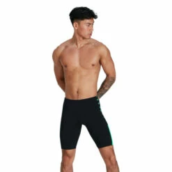 Speedo Black Boom Logo Splice Jammer Shorts 3 Speedo Black Boom Logo Splice Jammer Shorts -Speedo shop unnamed file 1520