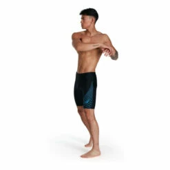 Speedo Black Medley Logo Jammer Swim Shorts -Speedo shop unnamed file 1530