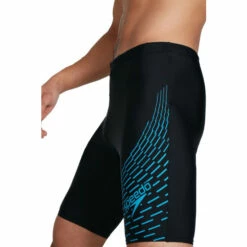 Speedo Black Medley Logo Jammer Swim Shorts -Speedo shop unnamed file 1536