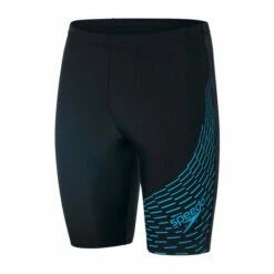 Speedo Black Medley Logo Jammer Swim Shorts -Speedo shop unnamed file 1538