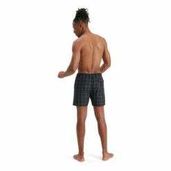 Speedo Black Check Leisure 16" Water Shorts -Speedo shop unnamed file 1542