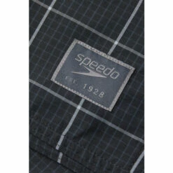 Speedo Black Check Leisure 16" Water Shorts -Speedo shop unnamed file 1547