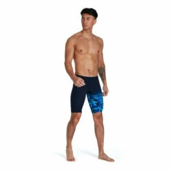 Speedo Blue Hyper Boom V-Cut Jammer Swim Shorts