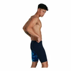 Speedo Blue Hyper Boom V-Cut Jammer Swim Shorts -Speedo shop unnamed file 1551