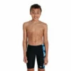 Speedo Allover Panel Jammer Black Swim Shorts
