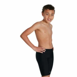 Speedo Allover Panel Jammer Black Swim Shorts -Speedo shop unnamed file 1562