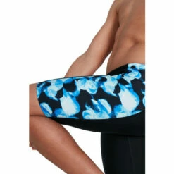 Speedo Allover Panel Jammer Black Swim Shorts -Speedo shop unnamed file 1567