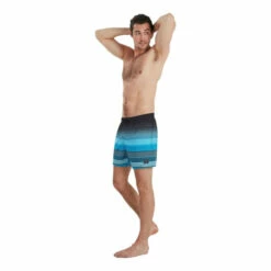Speedo Placement Leisure 16" Black Swim Shorts -Speedo shop unnamed file 1615
