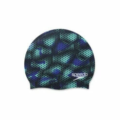 Speedo Junior Printed Silicone Black Swimming Cap -Speedo shop unnamed file 1688