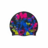 Speedo Junior Pink Printed Silicone Swimming Cap