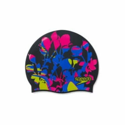 Speedo Junior Pink Printed Silicone Swimming Cap -Speedo shop unnamed file 1701