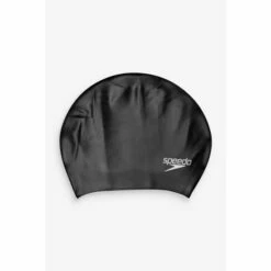 Speedo Black Long Hair Cap