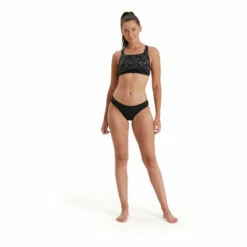 Speedo Black Hyperboom Two-Piece Bikini