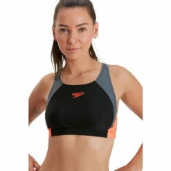 Speedo Black Colourblock Splice Two-Piece Bikini -Speedo shop unnamed file 1753