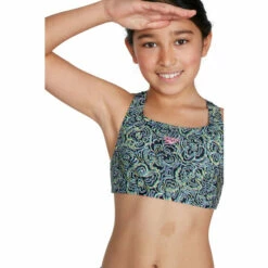 Speedo Pink Allover Boyleg Bikini Top -Speedo shop unnamed file 1826